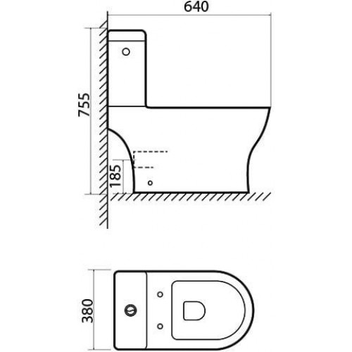 Унитаз-компакт Iddis Drum DRU2DSEi24 SoftClose