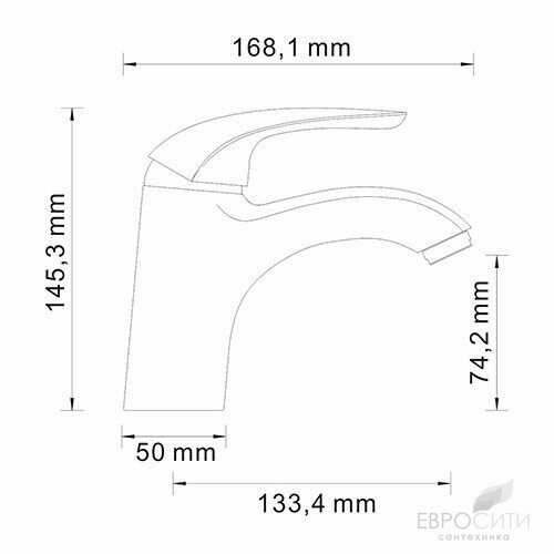 Смеситель для умывальника WasserKraft Rossel 2803