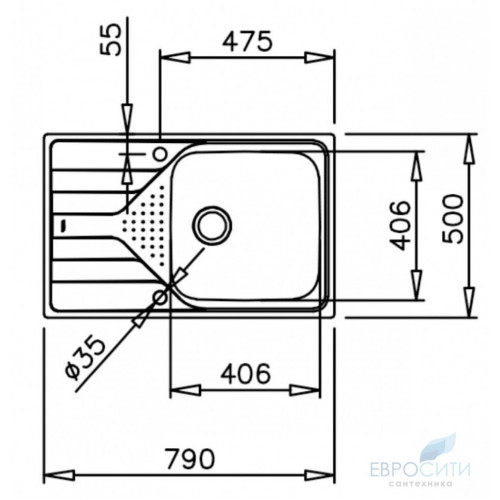 Кухонная мойка Teka Universe 50 T-XP 1B 1D (Микротекстура)