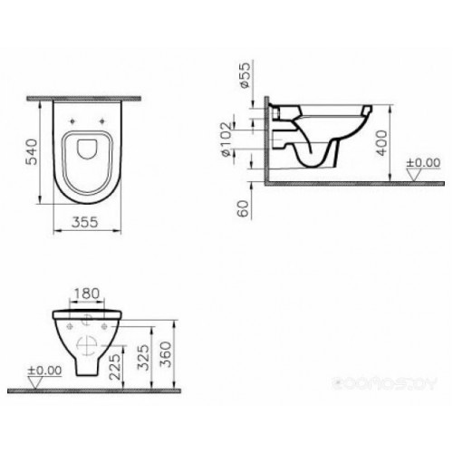 Унитаз Vitra Form 300 5247B003-0075