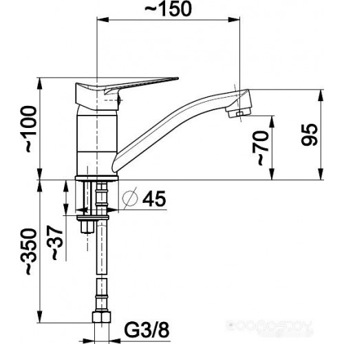 Смеситель Armatura Leonit 5312-915-00