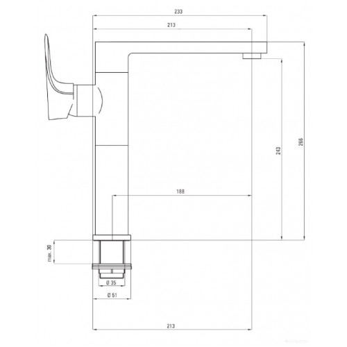 Смеситель Deante Gardenia BEG B630