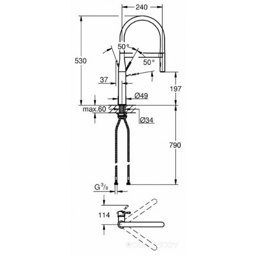 Смеситель Grohe Essence 30294000