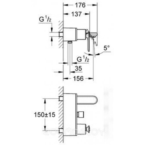 Смеситель Grohe Veris 32195000