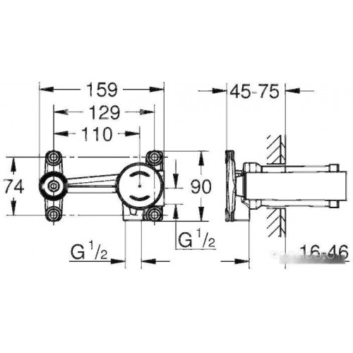 Смеситель Grohe для умывальника 23571000