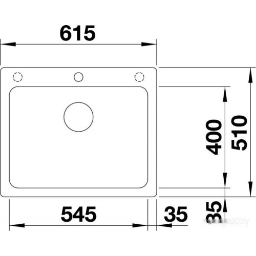 Кухонная мойка Blanco Naya 6 черный 525941