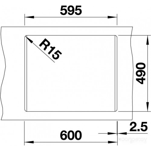 Кухонная мойка Blanco Naya 6 черный 525941