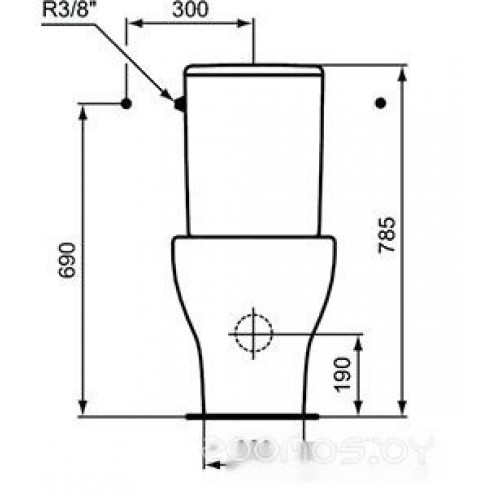 Унитаз Ideal Standard Tesi AquaBlade T008201