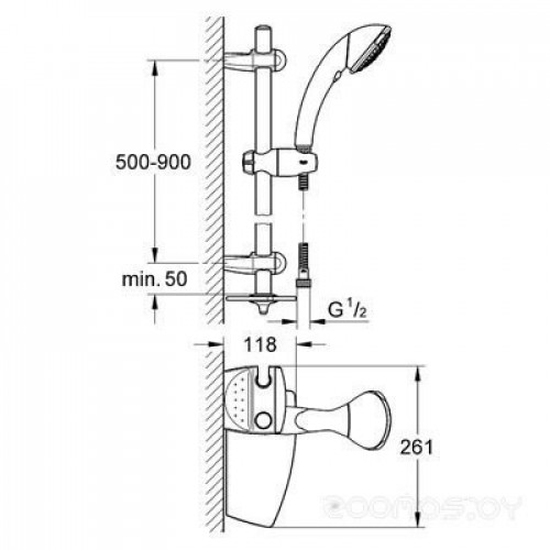 Душевая система Grohe Movario III 28575000