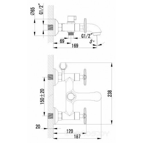 Смеситель Lemark Plus Spirit LM1912C