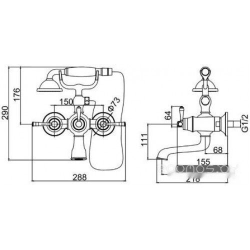 Смеситель Gerhans K20G K13020G