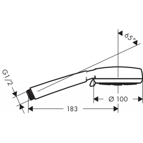 Лейка душевая Hansgrohe Crometta 100 Vario 26824400