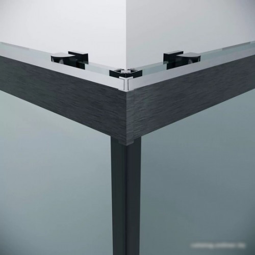 Душевой уголок Grossman Cosmo 90x90x195 300.K33.02.9090.42.00 (графит сатин/прозрачное стекло)