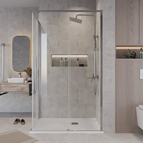 Душевой уголок Grossman Galaxy 90x70x195 300.K33.01.9070.10.00 (хром/прозрачное стекло)