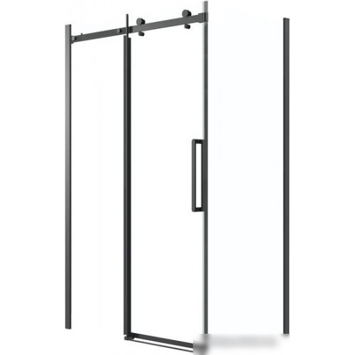 Душевой уголок Grossman Classic 120x70x195 120.K33.04.1270.21.00 (черный матовый/прозрачное стекло)