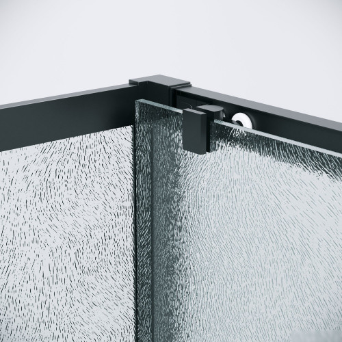 Душевой уголок Grossman Cosmo 130x80x195 120.K33.02.1380.21.02 (черный матовый/стекло шиншилла)