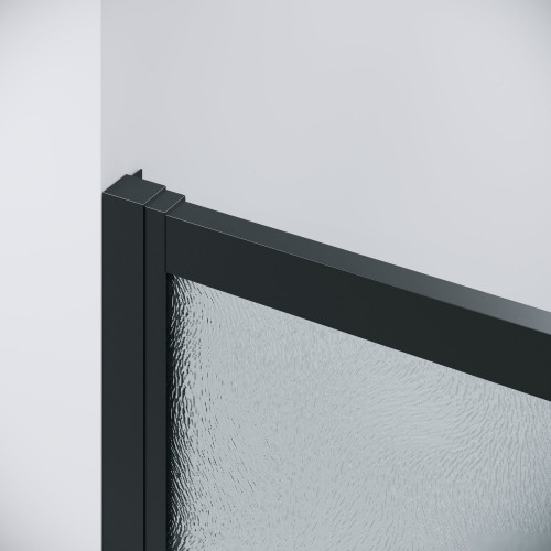Душевой уголок Grossman Cosmo 130x80x195 120.K33.02.1380.21.02 (черный матовый/стекло шиншилла)