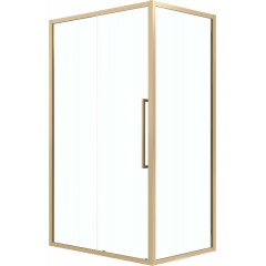 Душевой уголок Grossman Cosmo 130x70x195 120.K33.02.1370.32.00 (золото сатин/стекло прозрачное)