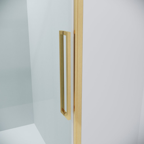 Душевой уголок Grossman Cosmo 130x70x195 120.K33.02.1370.32.00 (золото сатин/стекло прозрачное)