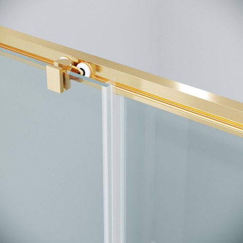 Душевой уголок Grossman Cosmo 130x70x195 120.K33.02.1370.32.00 (золото сатин/стекло прозрачное)