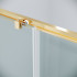 Душевой уголок Grossman Cosmo 130x70x195 120.K33.02.1370.32.00 (золото сатин/стекло прозрачное)