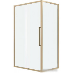 Душевой уголок Grossman Cosmo 130x80x195 120.K33.02.1380.32.00 (золото сатин/прозрачное стекло)