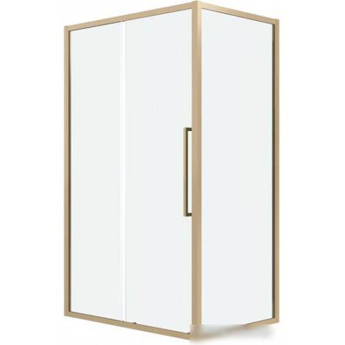 Душевой уголок Grossman Cosmo 130x80x195 120.K33.02.1380.32.00 (золото сатин/прозрачное стекло)