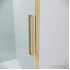 Душевой уголок Grossman Cosmo 130x80x195 120.K33.02.1380.32.00 (золото сатин/прозрачное стекло)