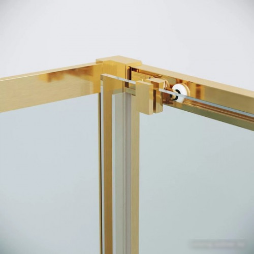 Душевой уголок Grossman Cosmo 130x80x195 120.K33.02.1380.32.00 (золото сатин/прозрачное стекло)