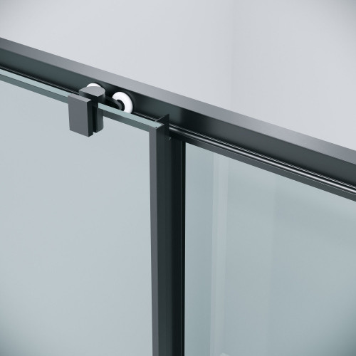 Душевой уголок Grossman Cosmo 140x70x195 120.K33.02.1470.21.00 (черный матовый/стекло прозрачное)