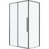 Душевой уголок Grossman Galaxy 100x70x195 120.K33.01.1070.21.02 (черный матовый/стекло шиншилла)