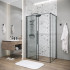 Душевой уголок Grossman Galaxy 100x70x195 120.K33.01.1070.21.02 (черный матовый/стекло шиншилла)