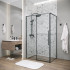 Душевой уголок Grossman Galaxy 110x90x195 120.K33.01.1190.21.00 (черный матовый/стекло прозрачное)
