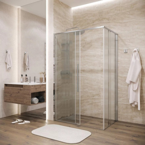 Душевой уголок Grossman Galaxy 130x90x195 120.K33.01.1390.10.02 (хром/шиншилла стекло)