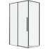 Душевой уголок Grossman Galaxy 130x80x195 120.K33.01.1380.21.02 (черный матовый/шиншилла стекло)