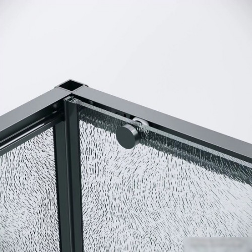 Душевой уголок Grossman Galaxy 130x80x195 120.K33.01.1380.21.02 (черный матовый/шиншилла стекло)
