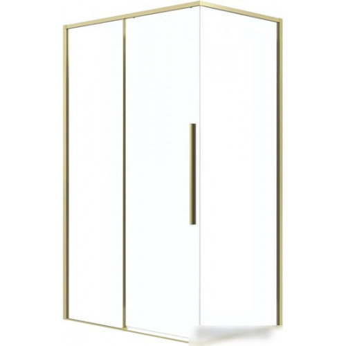 Душевой уголок Grossman Galaxy 130x80x195 120.K33.01.1380.32.00 (золото сатин/прозрачное стекло)