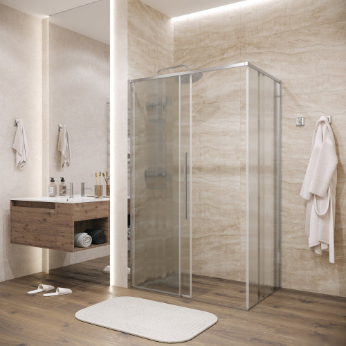 Душевой уголок Grossman Galaxy 140x70x195 120.K33.01.1470.10.02 (хром/стекло шиншилла)
