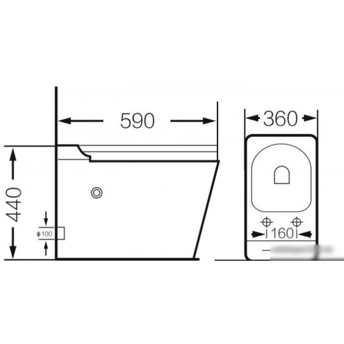 Унитаз Grossman GR-PR-5501