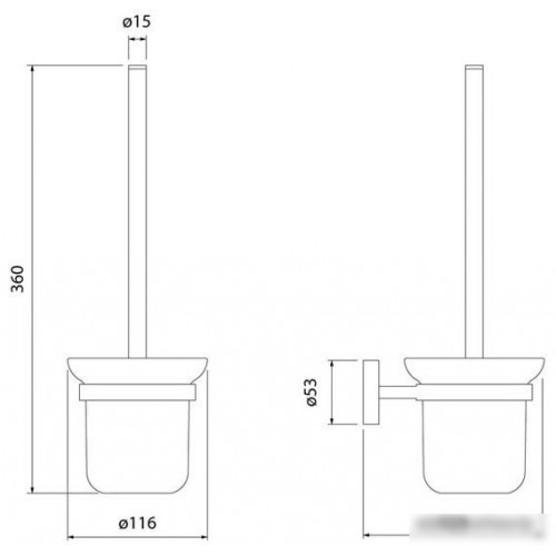 Ершик для унитаза IDDIS Sena SENSSG0i47