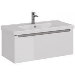 Lemark Тумба под умывальник Buno Mini 100 LM05BM100T (белый глянец)