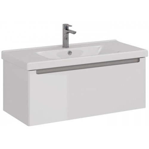 Lemark Тумба под умывальник Buno Mini 100 LM05BM100T (белый глянец)