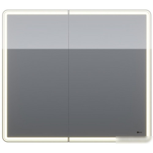 Lemark Шкаф с зеркалом Element 90x80 LM90ZS-E (белый глянец)