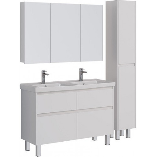 Lemark Шкаф с зеркалом Universal 120 LM120ZS-U (белый глянец)