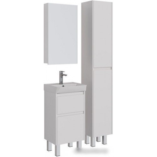 Lemark Шкаф с зеркалом Universal 45 LM45ZS-U (белый глянец)