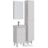 Lemark Шкаф с зеркалом Universal 45 LM45ZS-U (белый глянец)