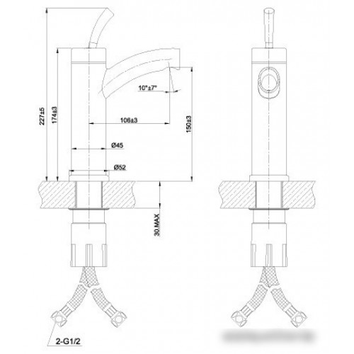 Смеситель Lemark Element [LM5106S]