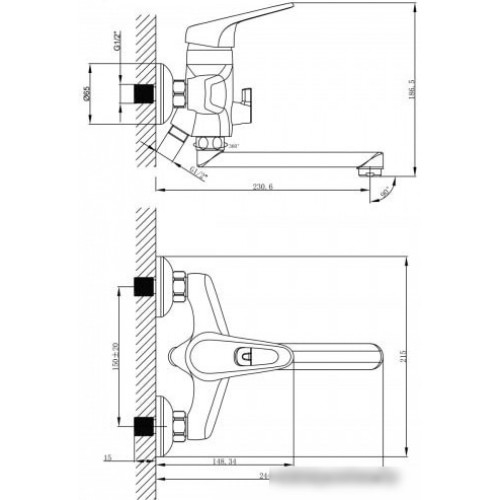 Смеситель Lemark Luna LM4113C