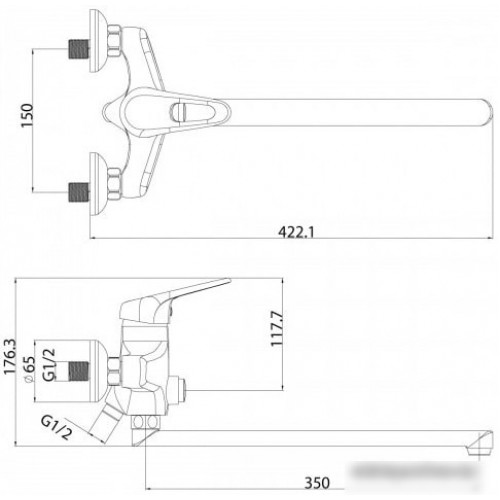 Смеситель Lemark Luna LM4157C