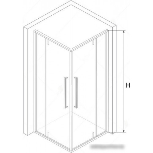 Душевой уголок RGW SV-33B 80x80